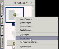 Rotirajte stranicu Kako rotirati pdf za 90 stupnjeva