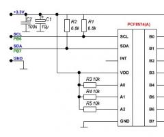 STM32, seriële interface I2C Stm32 i2c signalen ack en nack